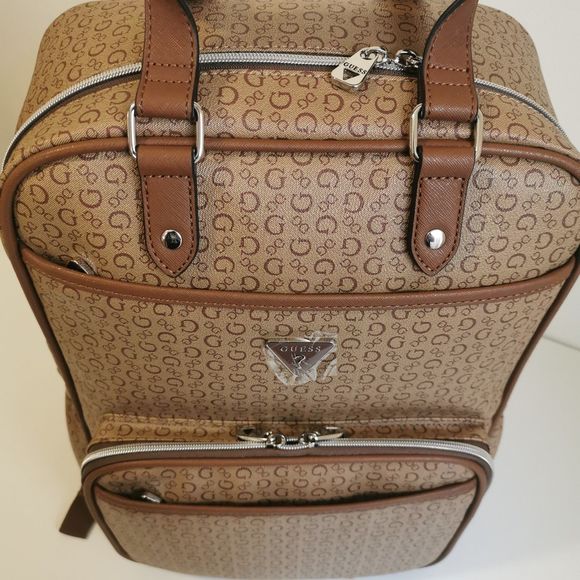 Guess Diaper backpack / Travel Bag | Color MOCHA | Size large - Picture 6 of 13